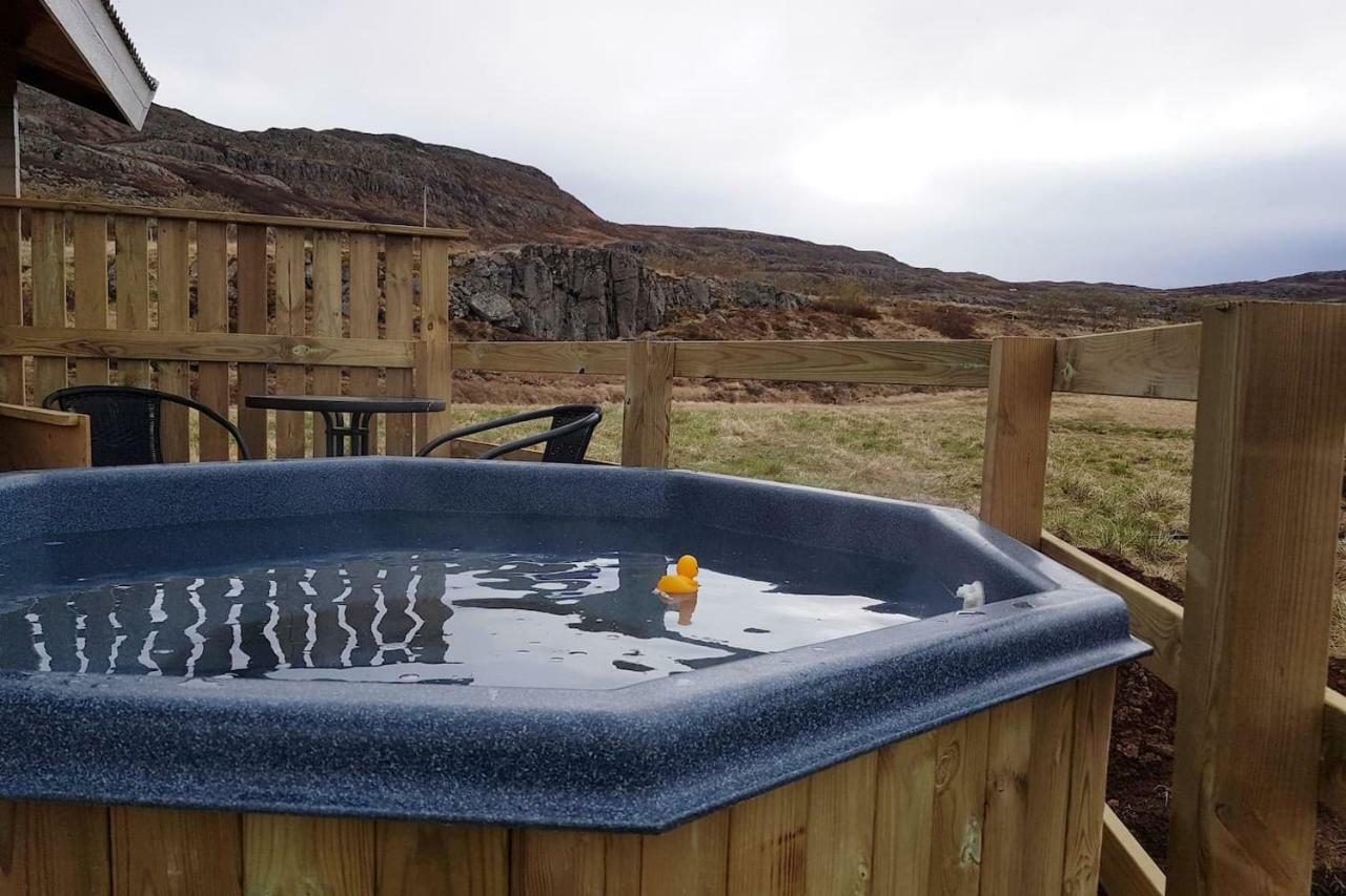 Hvammur 3 Hrakholar With Private Hot Tub Kaldrananes ภายนอก รูปภาพ